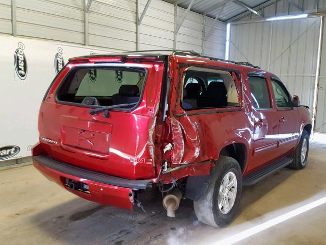 1GKS1KE04ER106100 - 2014 GMC YUKON XL C RED photo 4