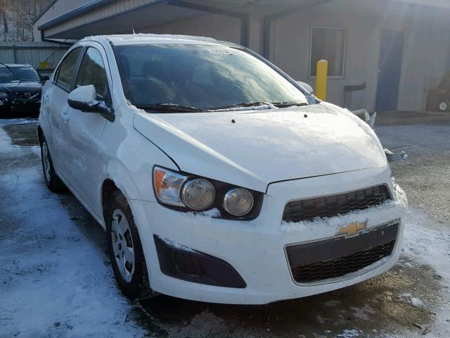 1G1JA5SH9E4243283 - 2014 CHEVROLET SONIC LS თეთრი ფოტო 1