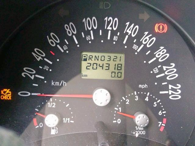 3VWBB61C9WM038215 - 1998 VOLKSWAGEN NEW BEETLE 黑色 照片 8