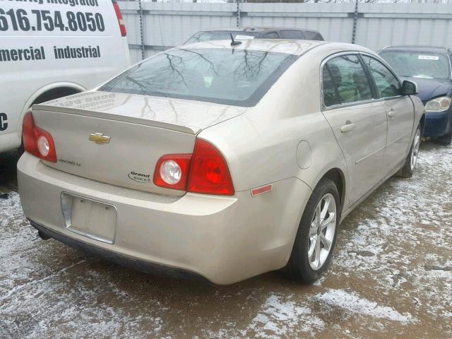 1G1ZC5EB5AF209201 - 2010 CHEVROLET MALIBU 1LT GOLD photo 4