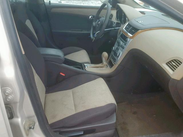 1G1ZC5EB5AF209201 - 2010 CHEVROLET MALIBU 1LT GOLD photo 5