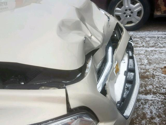 1G1ZC5EB5AF209201 - 2010 CHEVROLET MALIBU 1LT GOLD photo 9