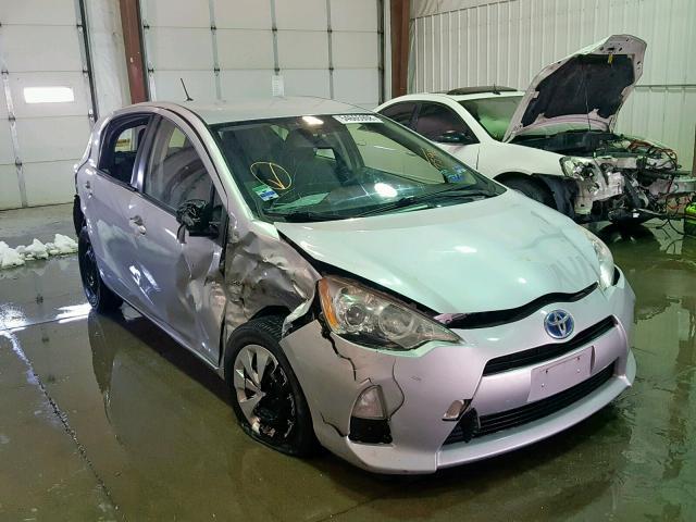 JTDKDTB39C1027590 - 2012 TOYOTA PRIUS C SILVER photo 1