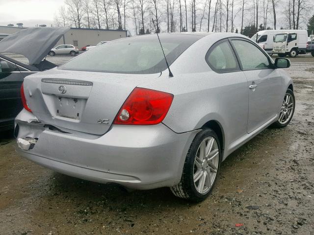 JTKDE167550025585 - 2005 TOYOTA SCION TC 银色 照片 4