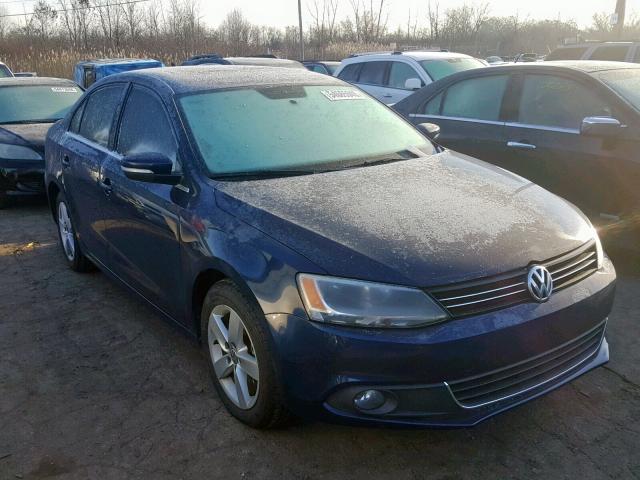 3VWLL7AJ4BM116612 - 2011 VOLKSWAGEN JETTA TDI BLUE photo 1