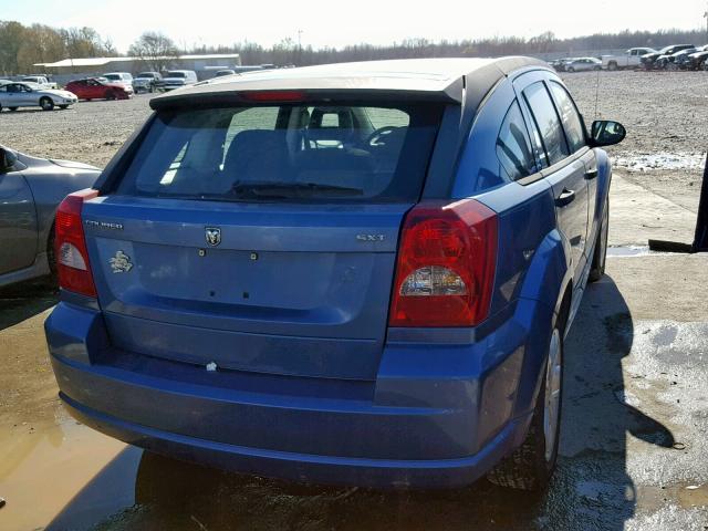 1B3HB48B07D570546 - 2007 DODGE CALIBER SX BLUE photo 4