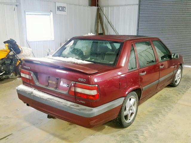 YV1LS5711S2258354 - 1995 VOLVO 850 BURGUNDY photo 4