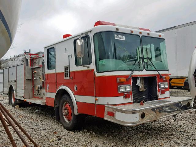 44KFT4280XWZ18974 - 1999 HENDRICKSON FIRETRUCK  RED photo 1