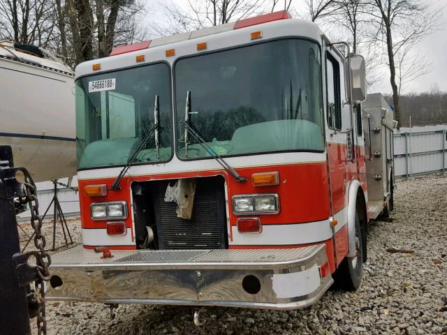 44KFT4280XWZ18974 - 1999 HENDRICKSON FIRETRUCK  RED photo 2