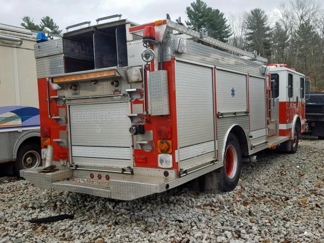 44KFT4280XWZ18974 - 1999 HENDRICKSON FIRETRUCK  RED photo 4