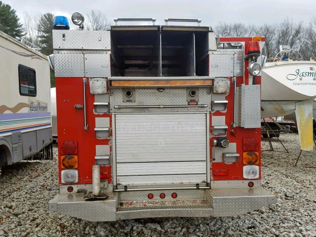 44KFT4280XWZ18974 - 1999 HENDRICKSON FIRETRUCK  RED photo 6