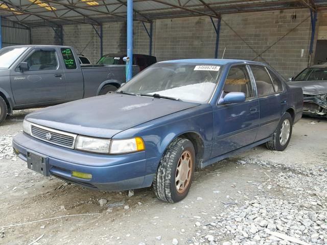 JN1HJ01F0PT081757 - 1993 NISSAN MAXIMA GXE BLUE photo 2