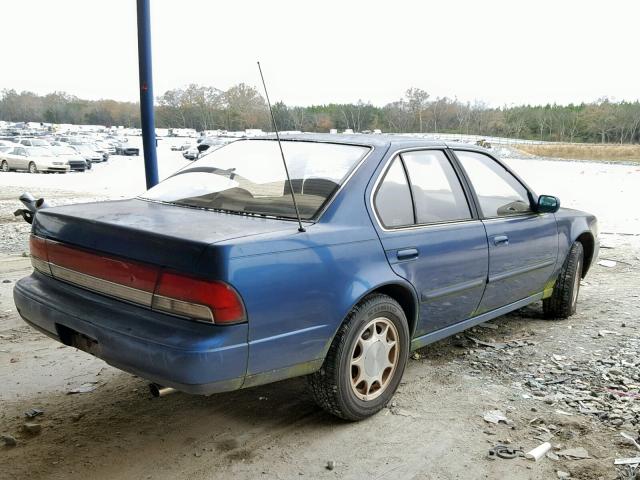 JN1HJ01F0PT081757 - 1993 NISSAN MAXIMA GXE BLUE photo 4