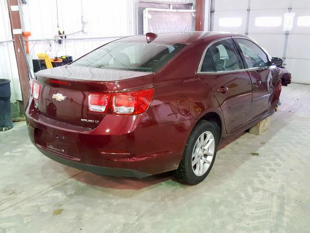 1G11C5SL0FF302919 - 2015 CHEVROLET MALIBU 1LT MAROON photo 4