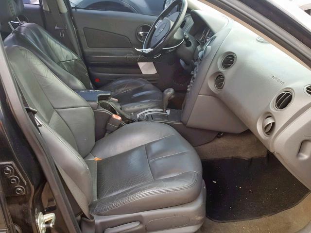 2G2WR544251282376 - 2005 PONTIAC GRAND PRIX BLACK photo 5
