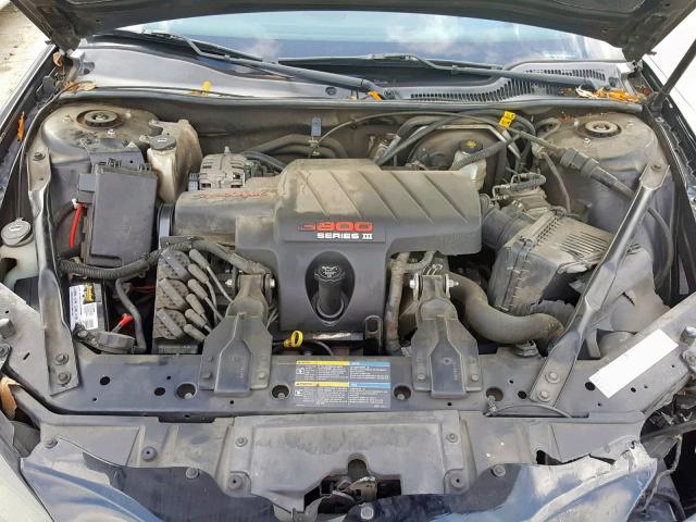 2G2WR544251282376 - 2005 PONTIAC GRAND PRIX BLACK photo 7