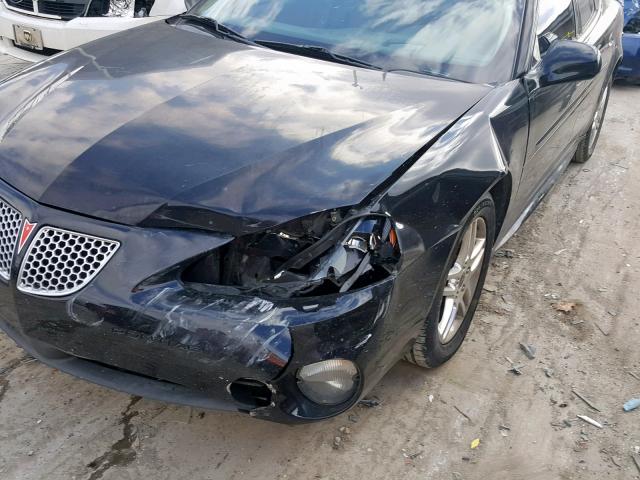 2G2WR544251282376 - 2005 PONTIAC GRAND PRIX BLACK photo 9