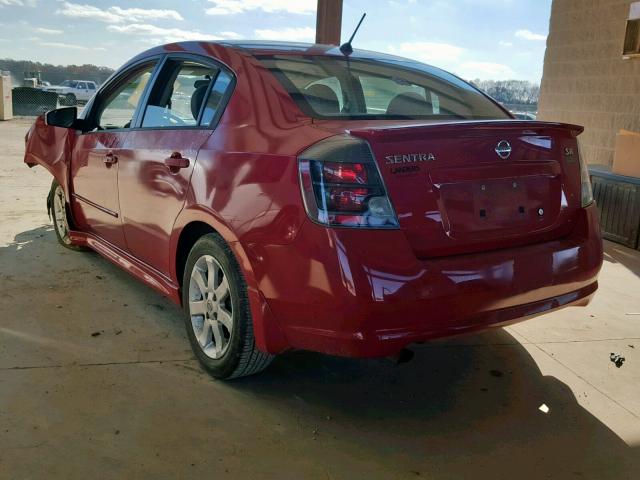 3N1AB61E29L667246 - 2009 NISSAN SENTRA 2.0 RED photo 3