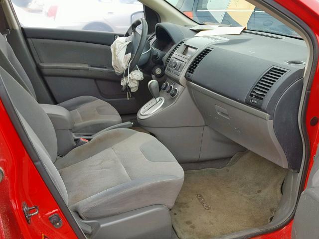 3N1AB61E29L667246 - 2009 NISSAN SENTRA 2.0 RED photo 5