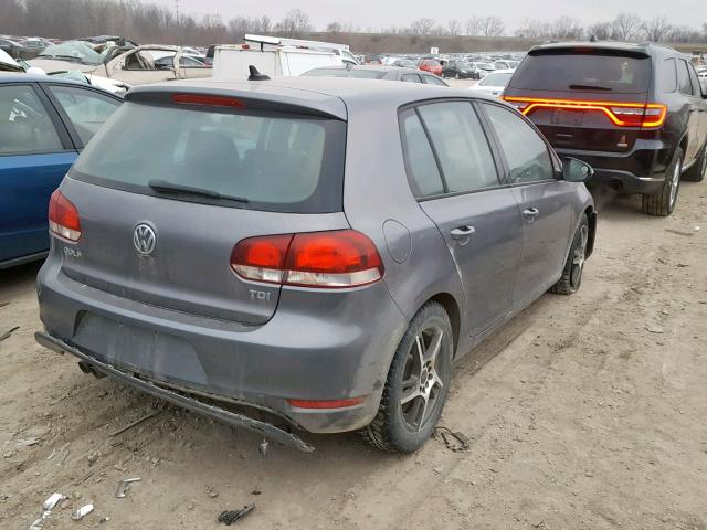 WVWNM7AJ5DW097919 - 2013 VOLKSWAGEN GOLF 灰色 照片 4
