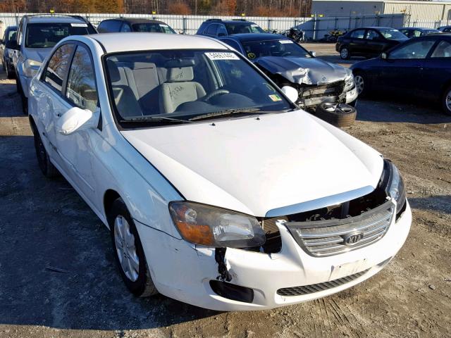 KNAFE221195602710 - 2009 KIA SPECTRA EX WHITE photo 1