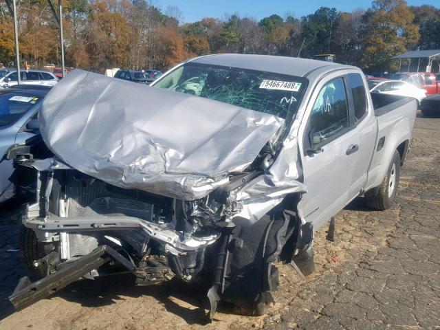 1GCHSAEA8J1279620 - 2018 CHEVROLET COLORADO SILVER photo 2