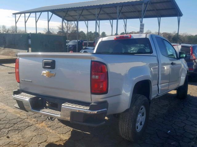 1GCHSAEA8J1279620 - 2018 CHEVROLET COLORADO SILVER photo 4