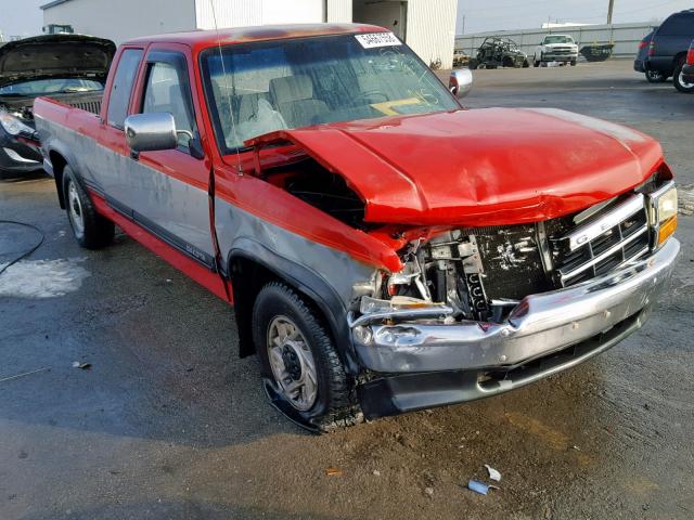 1B7GL23Y7PS278265 - 1993 DODGE DAKOTA TWO TONE photo 1