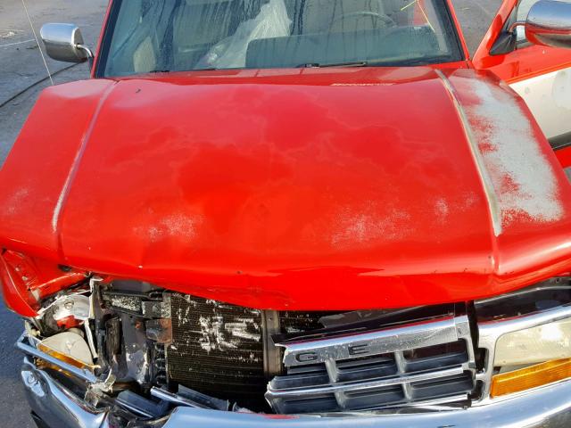 1B7GL23Y7PS278265 - 1993 DODGE DAKOTA TWO TONE photo 7