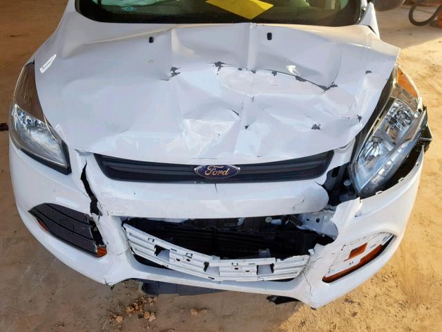 1FMCU0F73FUA73575 - 2015 FORD ESCAPE S WHITE photo 7