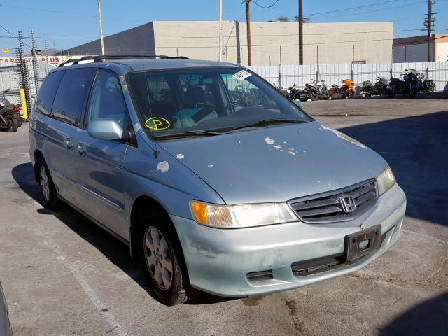 5FNRL18624B099991 - 2004 HONDA ODYSSEY EX TEAL photo 1