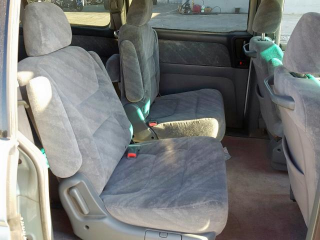 5FNRL18624B099991 - 2004 HONDA ODYSSEY EX TEAL photo 6