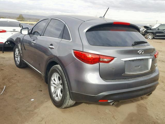 JN8CS1MW5GM752778 - 2016 INFINITI QX70 GRAY photo 3