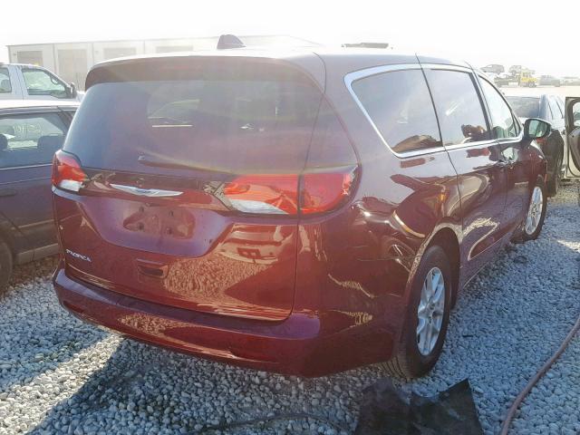 2C4RC1CG5HR634726 - 2017 CHRYSLER PACIFICA L RED photo 4
