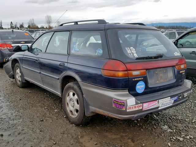 4S3BG6852V7611220 - 1997 SUBARU LEGACY OUT BLUE photo 3