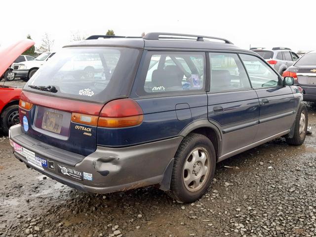 4S3BG6852V7611220 - 1997 SUBARU LEGACY OUT BLUE photo 4