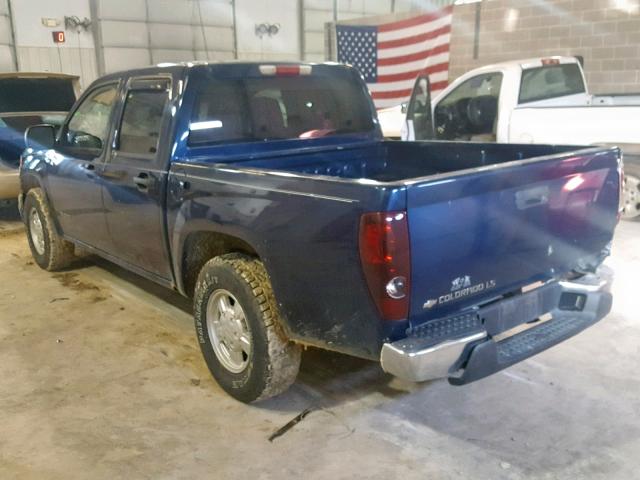 1GCCS136948137829 - 2004 CHEVROLET COLORADO BLUE photo 3