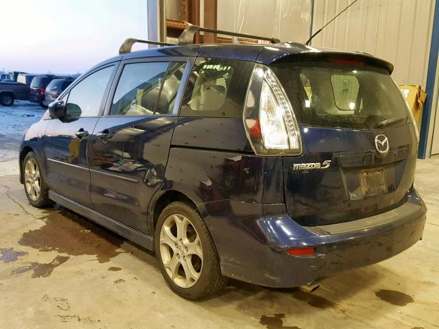 JM1CR293380320386 - 2008 MAZDA 5 BLUE photo 3