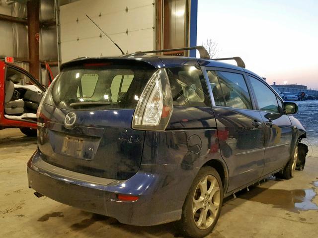 JM1CR293380320386 - 2008 MAZDA 5 BLUE photo 4