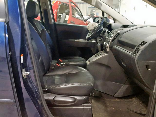 JM1CR293380320386 - 2008 MAZDA 5 BLUE photo 5