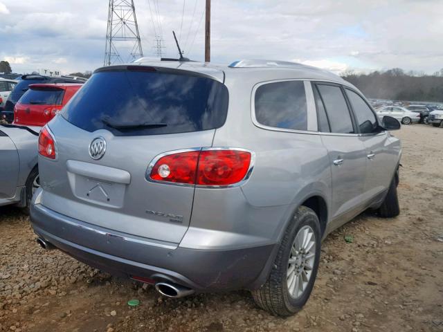 5GAEV23728J180519 - 2008 BUICK ENCLAVE CX SILVER photo 4