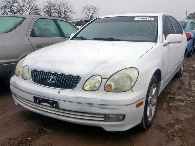 JT8BD69S210143083 - 2001 LEXUS GS 300 WHITE photo 2