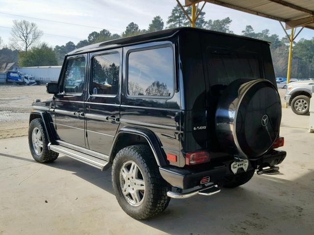 WDCYR49E94X143633 - 2004 MERCEDES-BENZ G 500 BLACK photo 3