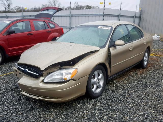 1FAFP55S8YA101179 - 2000 FORD TAURUS SES GOLD photo 2