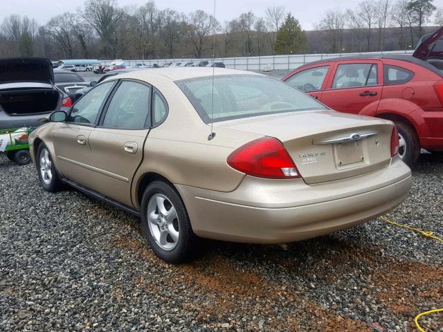 1FAFP55S8YA101179 - 2000 FORD TAURUS SES GOLD photo 3