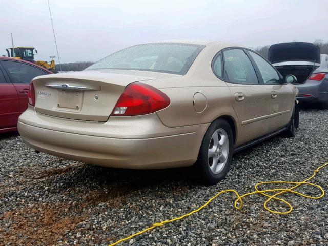 1FAFP55S8YA101179 - 2000 FORD TAURUS SES GOLD photo 4