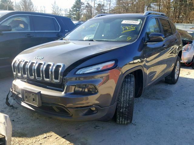 1C4PJMCS5FW559274 - 2015 JEEP CHEROKEE L GRAY photo 2