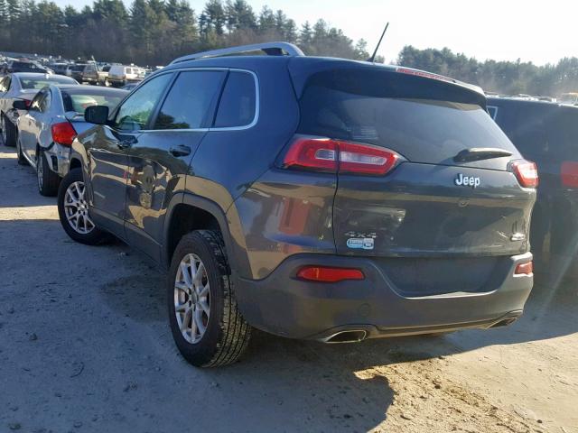 1C4PJMCS5FW559274 - 2015 JEEP CHEROKEE L GRAY photo 3