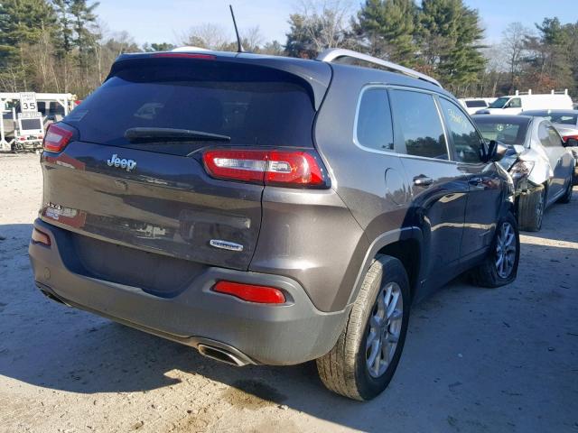 1C4PJMCS5FW559274 - 2015 JEEP CHEROKEE L GRAY photo 4