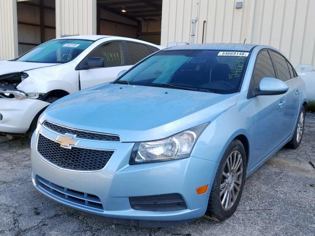 1G1PK5SC2C7233637 - 2012 CHEVROLET CRUZE ECO BLUE photo 2